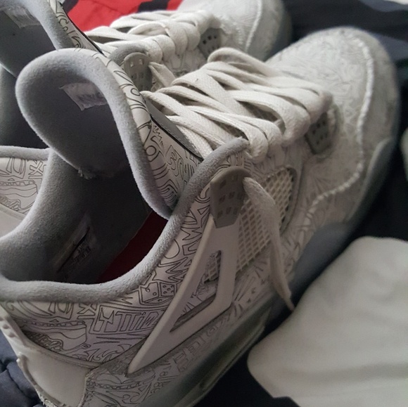 Jordan 4 "Lazer" - Picture 4 of 5